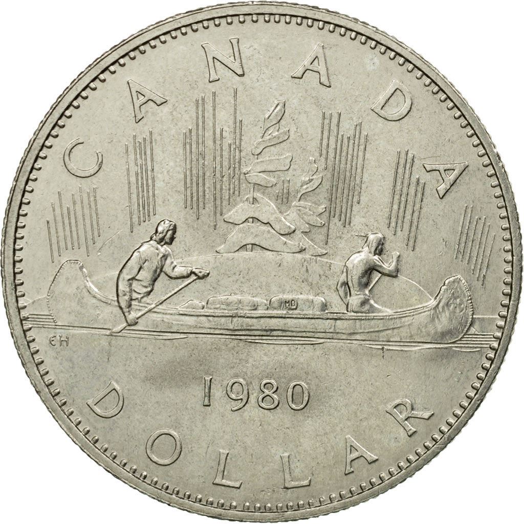 Canada | 1 Dollar Coin | Nickel | 2nd portrait | KM:120 | 1978-1987