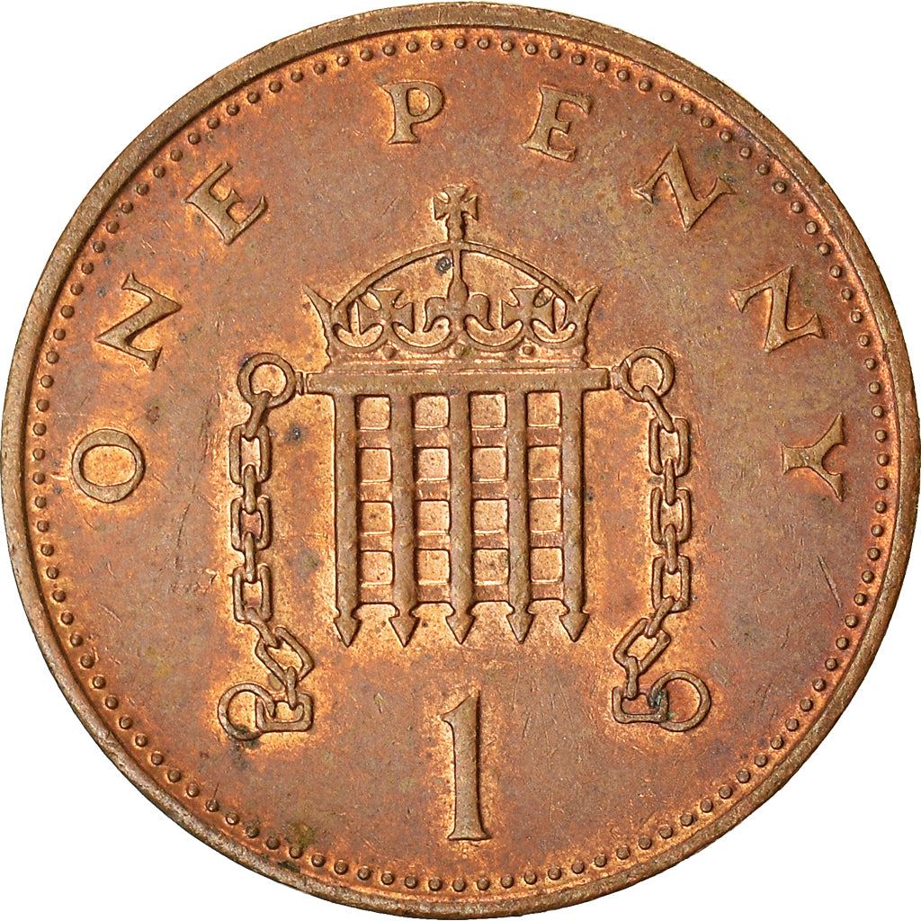 United Kingdom | 1 Penny Coin | Elizabeth II | Km:927 | 1982 - 1984