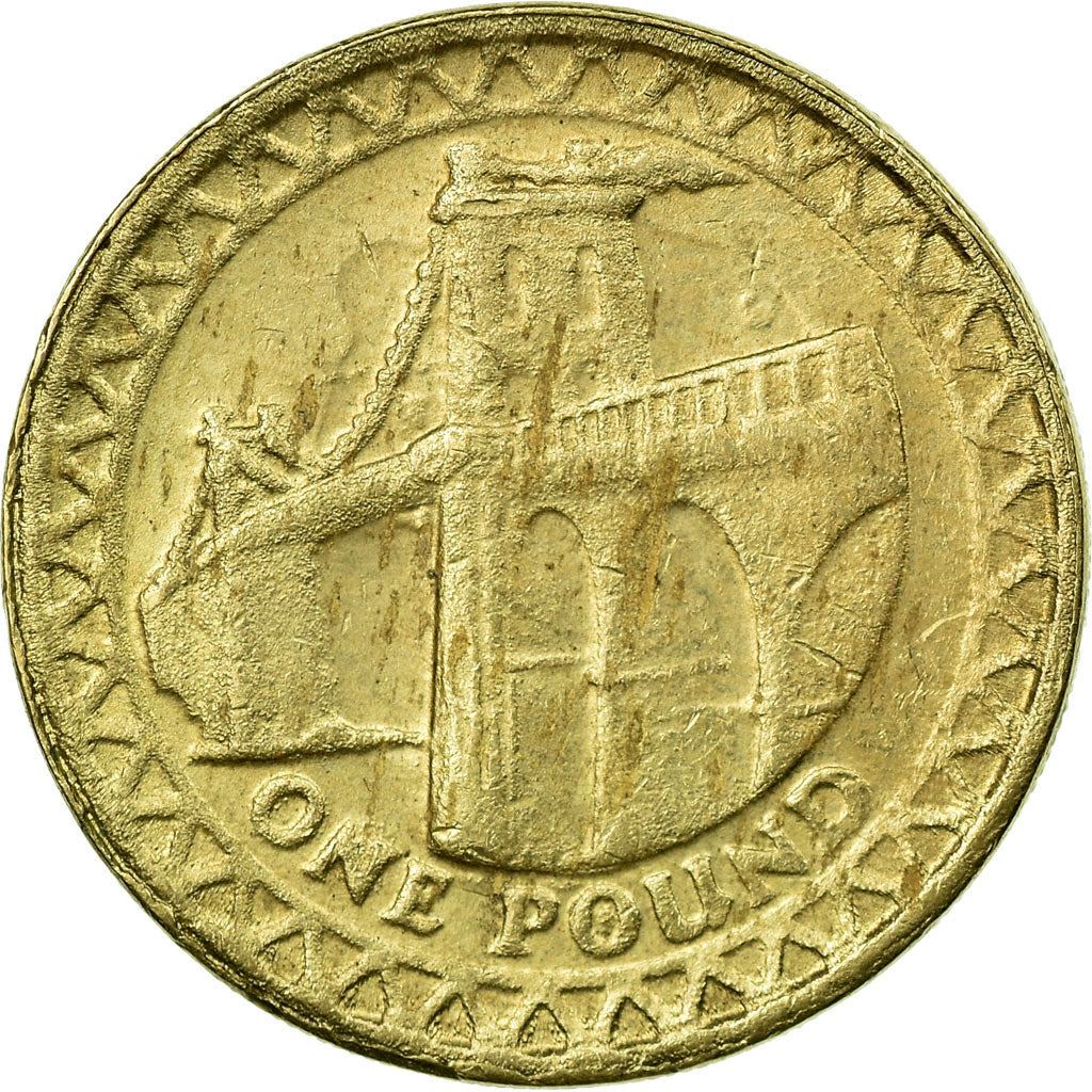 United Kingdom | 1 Pound Coin | Menai Bridge | Km:1051 | 2005