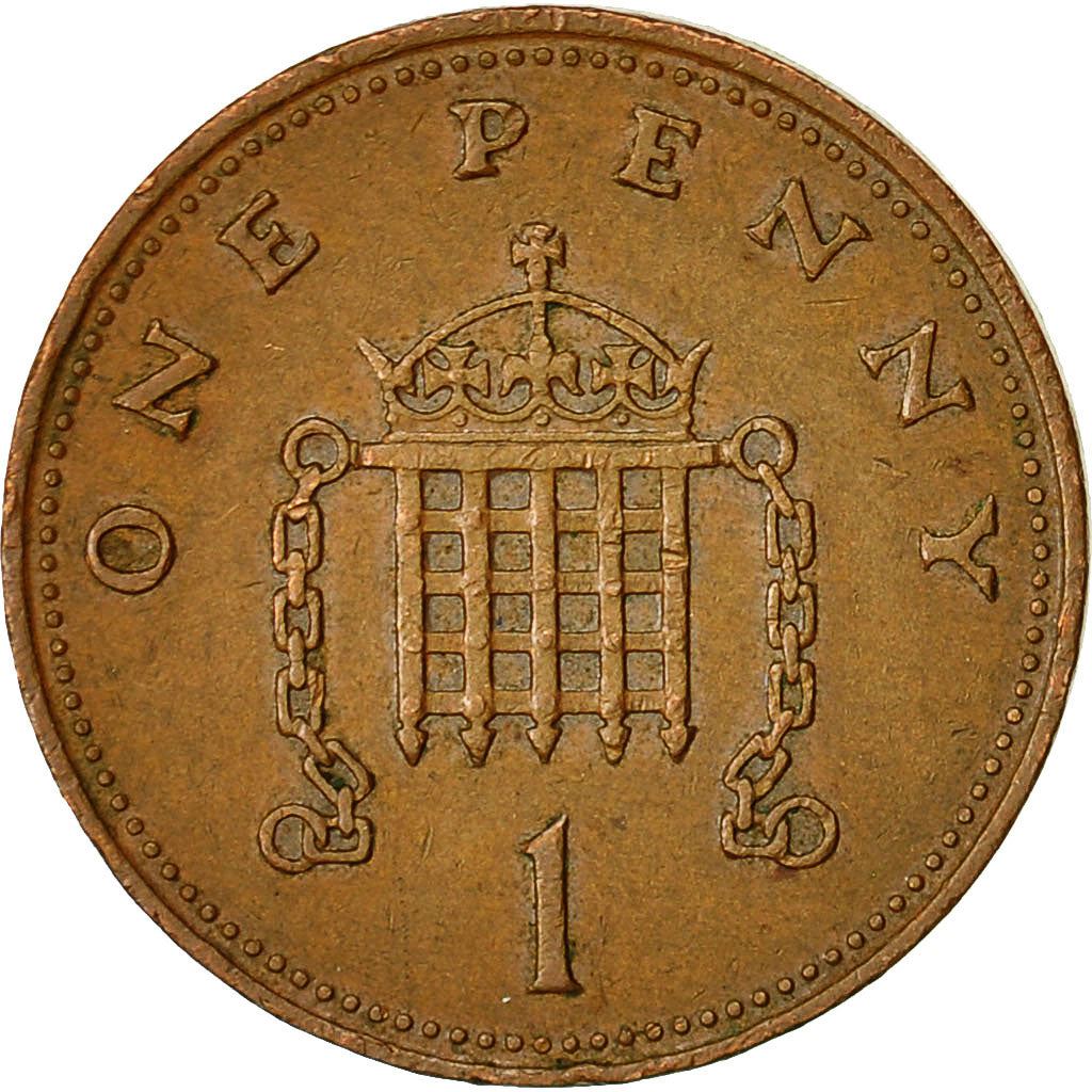 United Kingdom | 1 Penny Coin | Elizabeth II | Km:935 | 1985 - 1992
