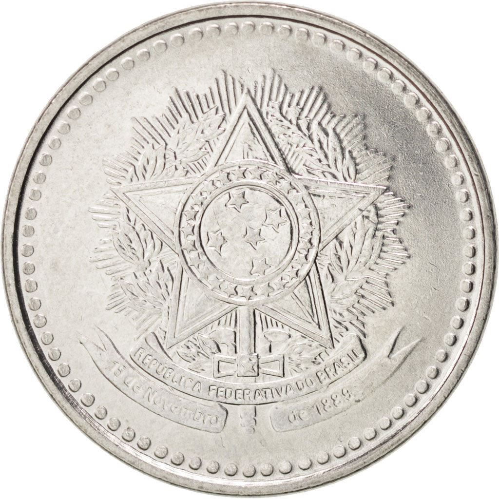 البرازيل | عملة 50 سنتافوس | نجمة | Km:604 | 1986 - 1988