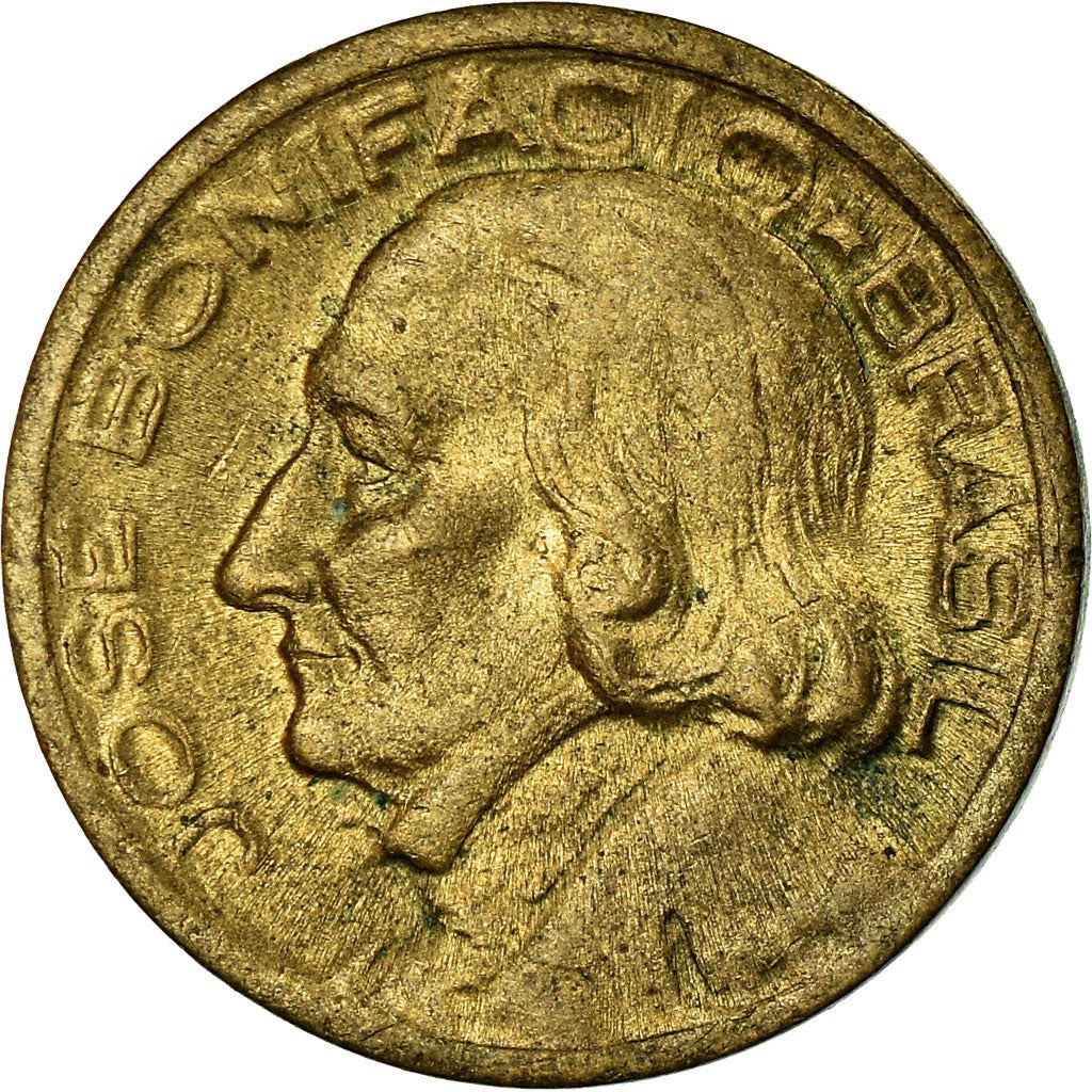 Brazil | 10 Centavos Coin | José Bonifácio | Km:561 | 1947 - 1955