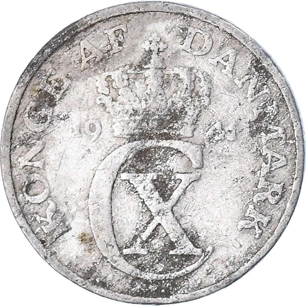 Denmark | 2 Ore Coin | Monogram | Km:833 | 1941