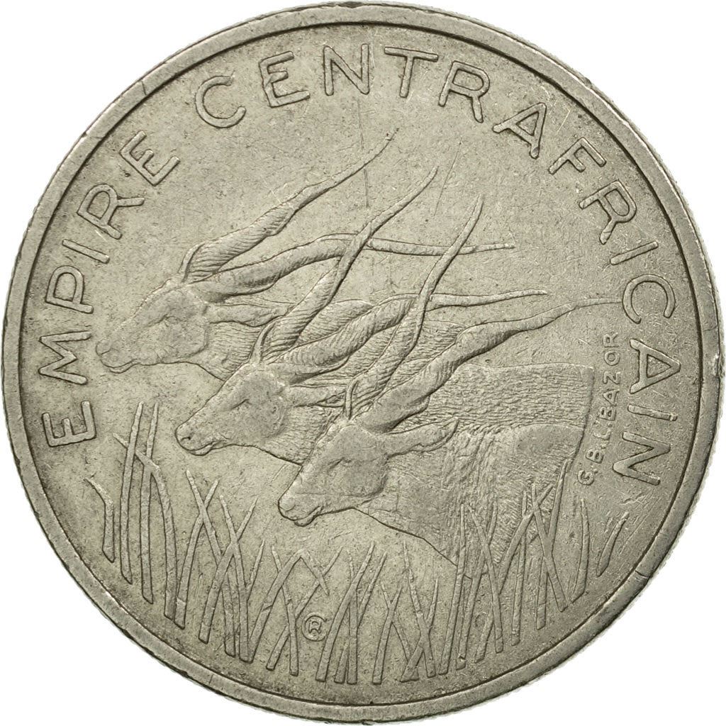 Central African Republic | 100 Francs Cfa Coin | Antelope | Km:8 | 1978