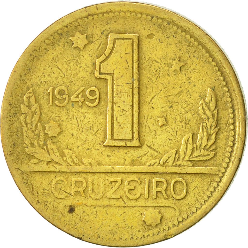 Moneta Brasile 1 Cruzeiro | KM558 | 1942 - 1956
