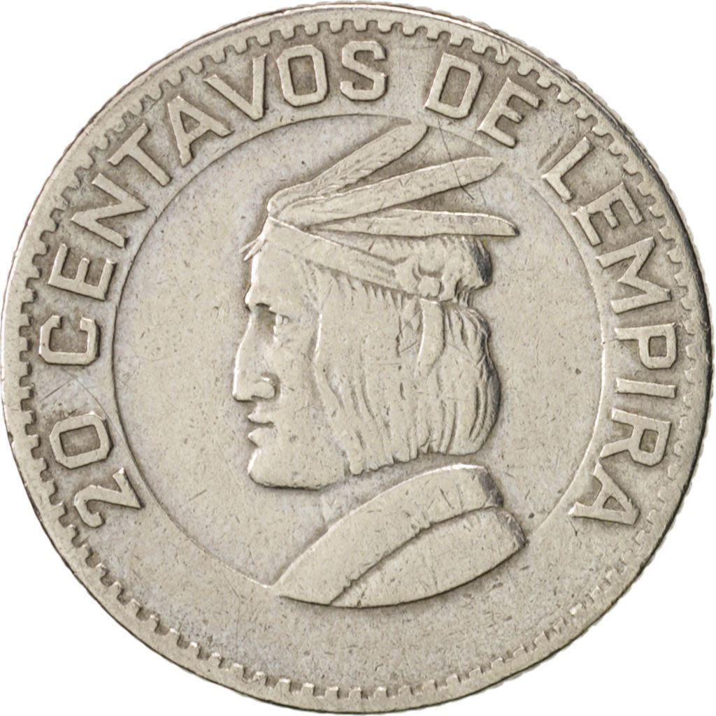Honduras | 20 Centavos Coin | Lempira | Km:79 | 1967