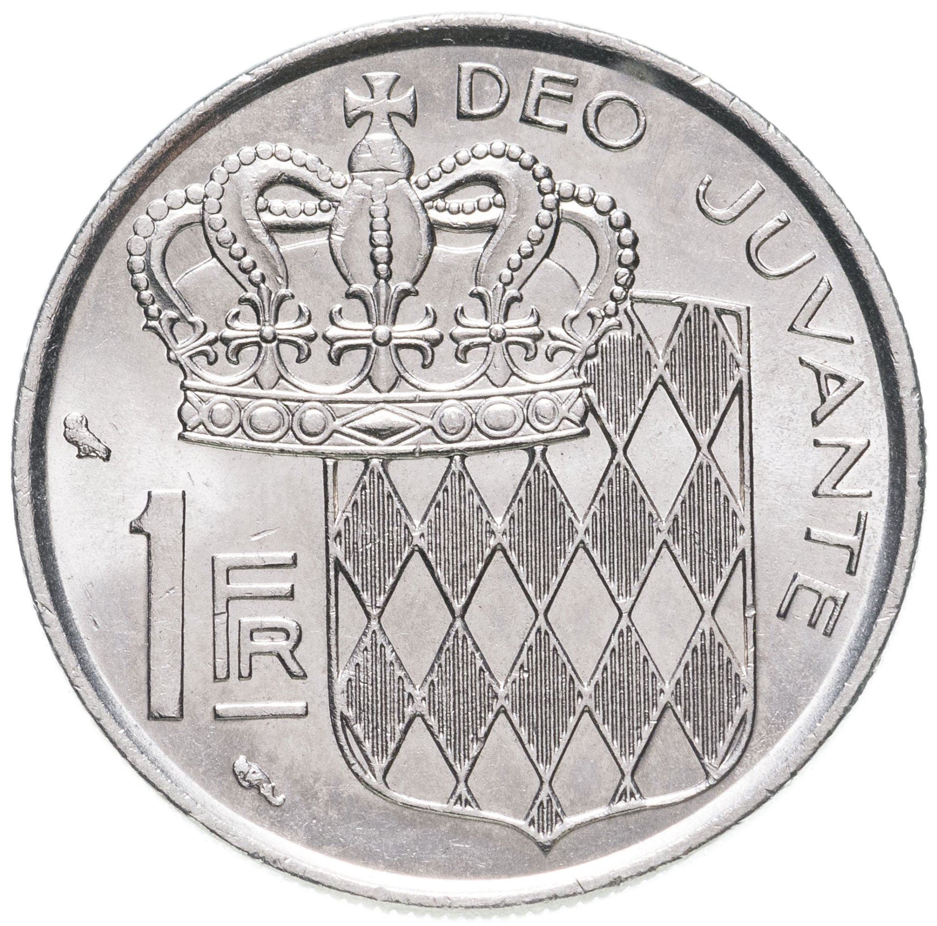 Monaco | 1 Franc Coin | Rainier III | Km:140 | 1960 - 1995