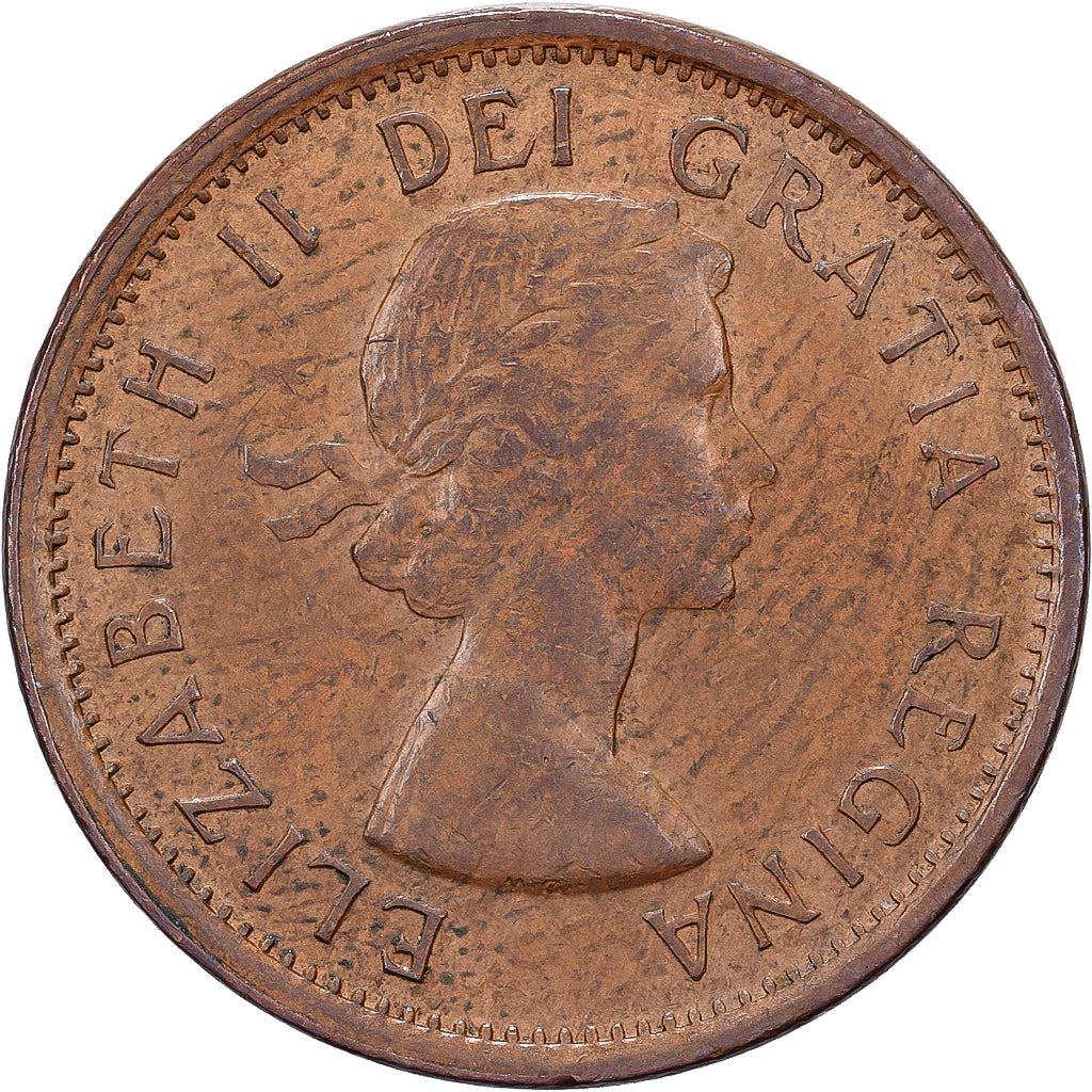 Canada | 1 Cent Coin | Bronze | 1st portrait | KM:49 | 1953-1964