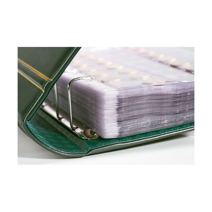 OPTIMA GIGANT CLASSIC Ring Binder with Slipcase | Coin and Banknote Album | Up to 80 Sheet Capacity | 3 Color Options