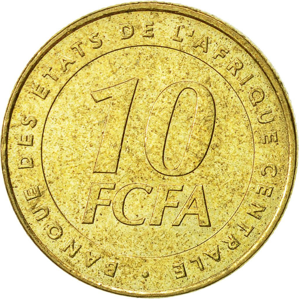Central African States | 10 Francs Cfa Coin | Plants | Km:19 | 2006