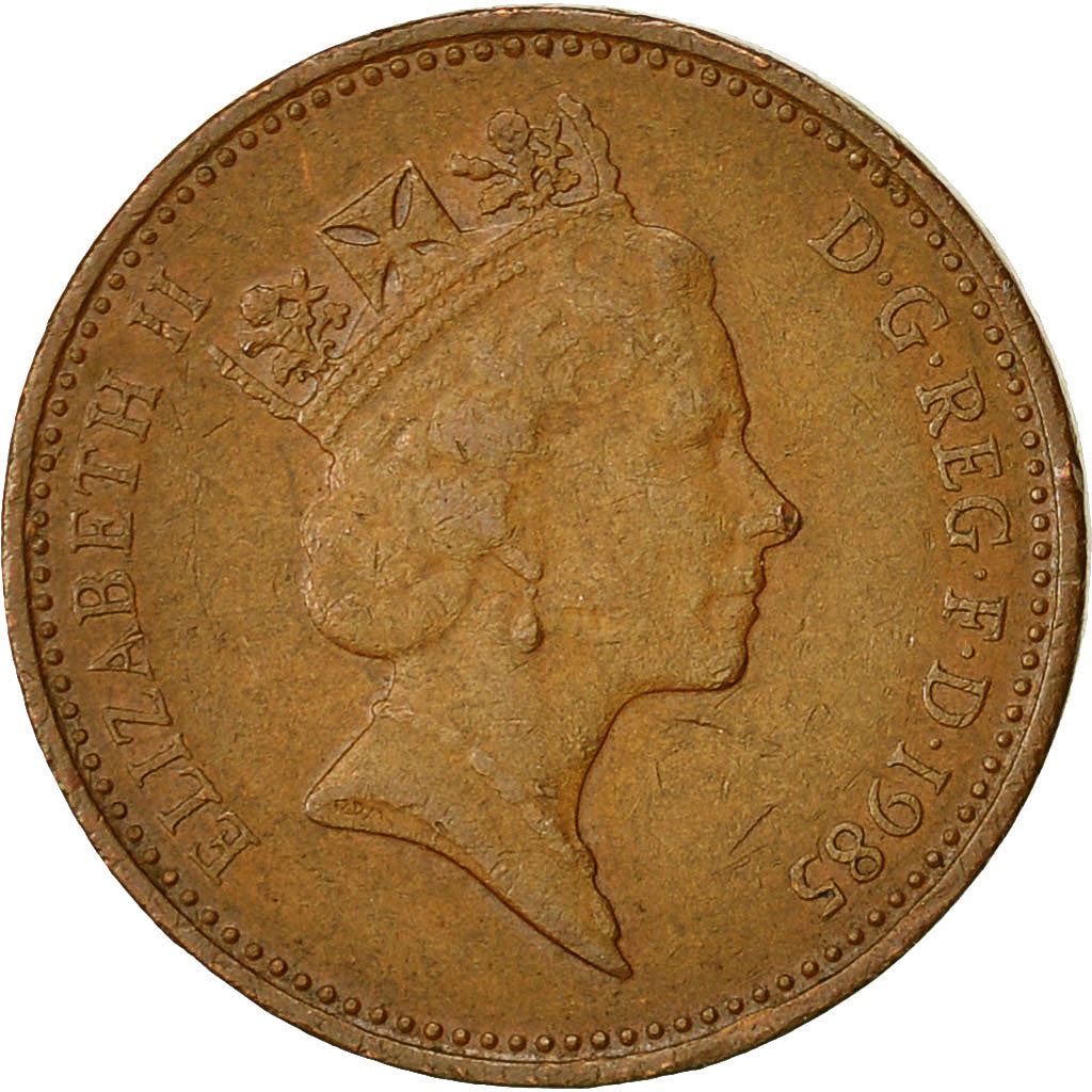United Kingdom | 1 Penny Coin | Elizabeth II | Km:935 | 1985 - 1992