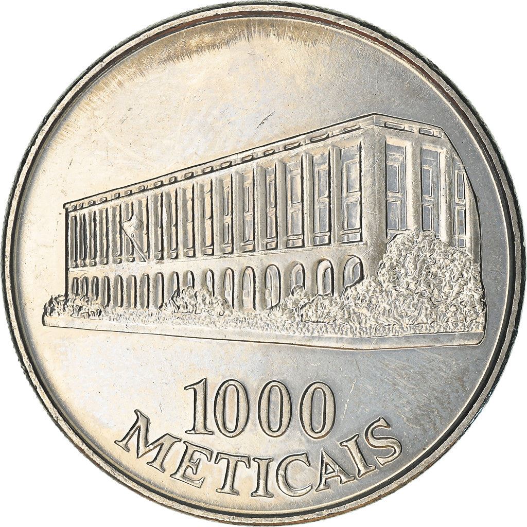 Mozambique 1000 Meticais Coin | Building | KM122 | 1994