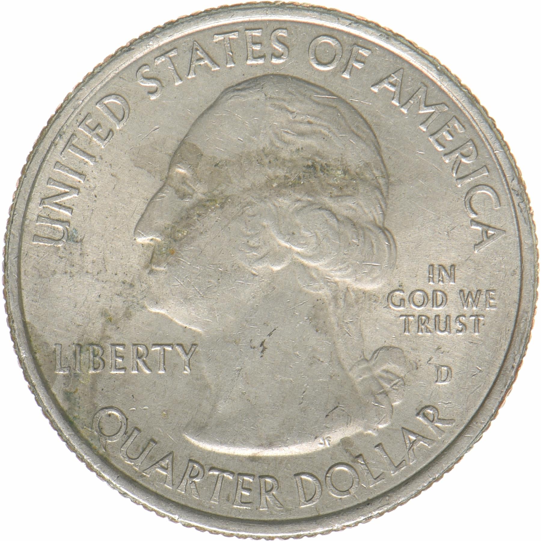 United States | 1/4 Dollar Coin | Harpers Ferry Park | KM:637 | 2016