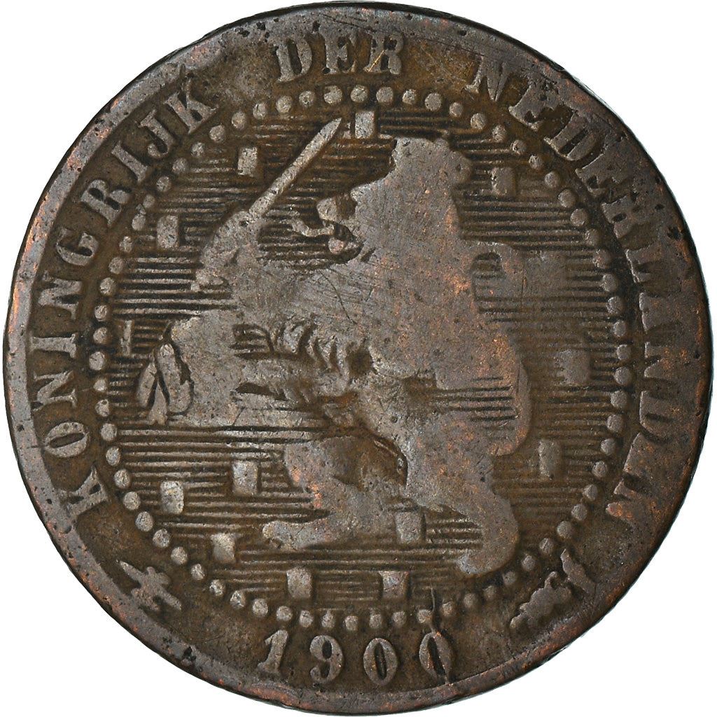 Pays-Bas | Pièce de 1 Cent | Lion | Km : 107 | 1877 - 1900