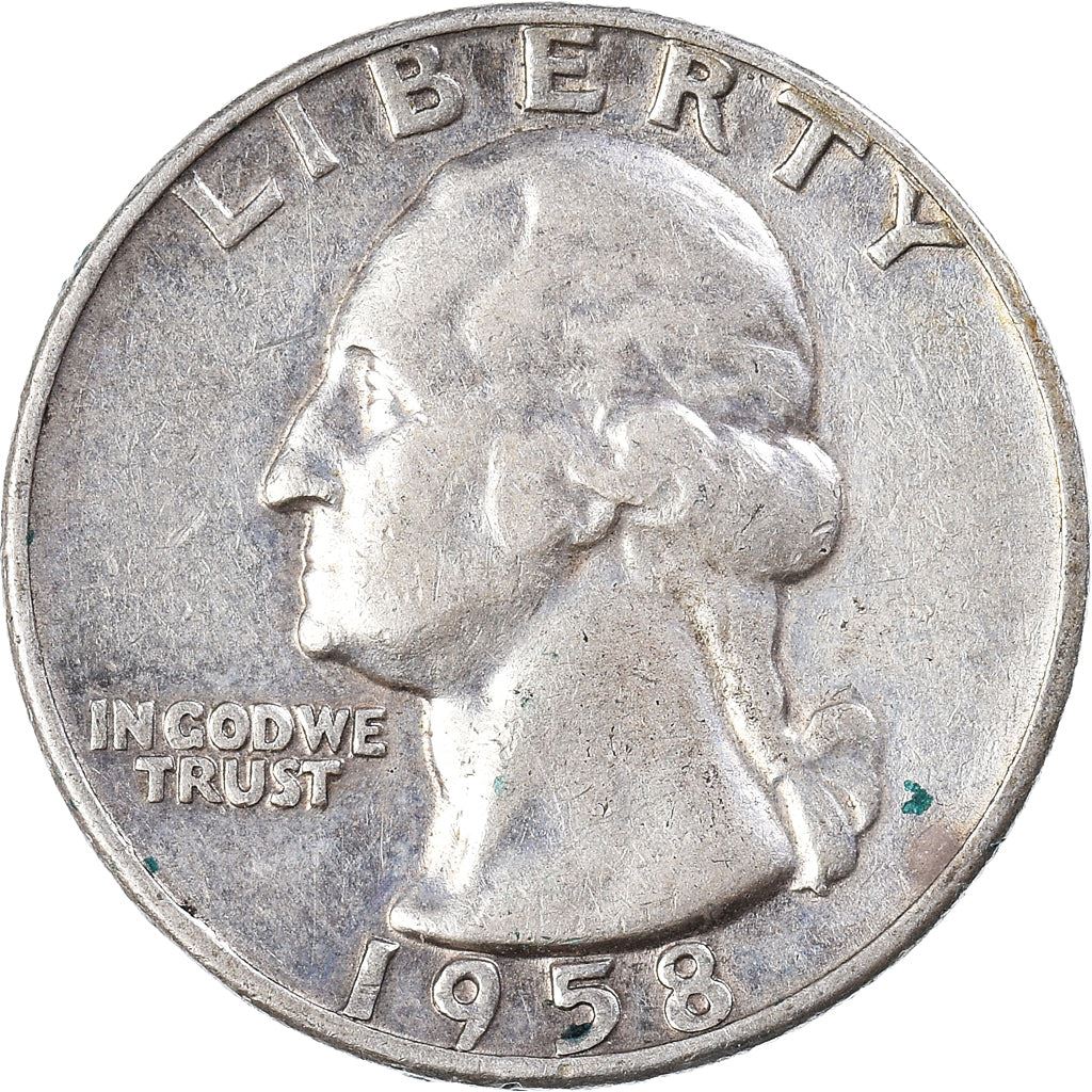 アメリカ合衆国 | 1/4ドル硬貨 | ジョージ・ワシントン | KM:164 | 1932年 - 1964年
