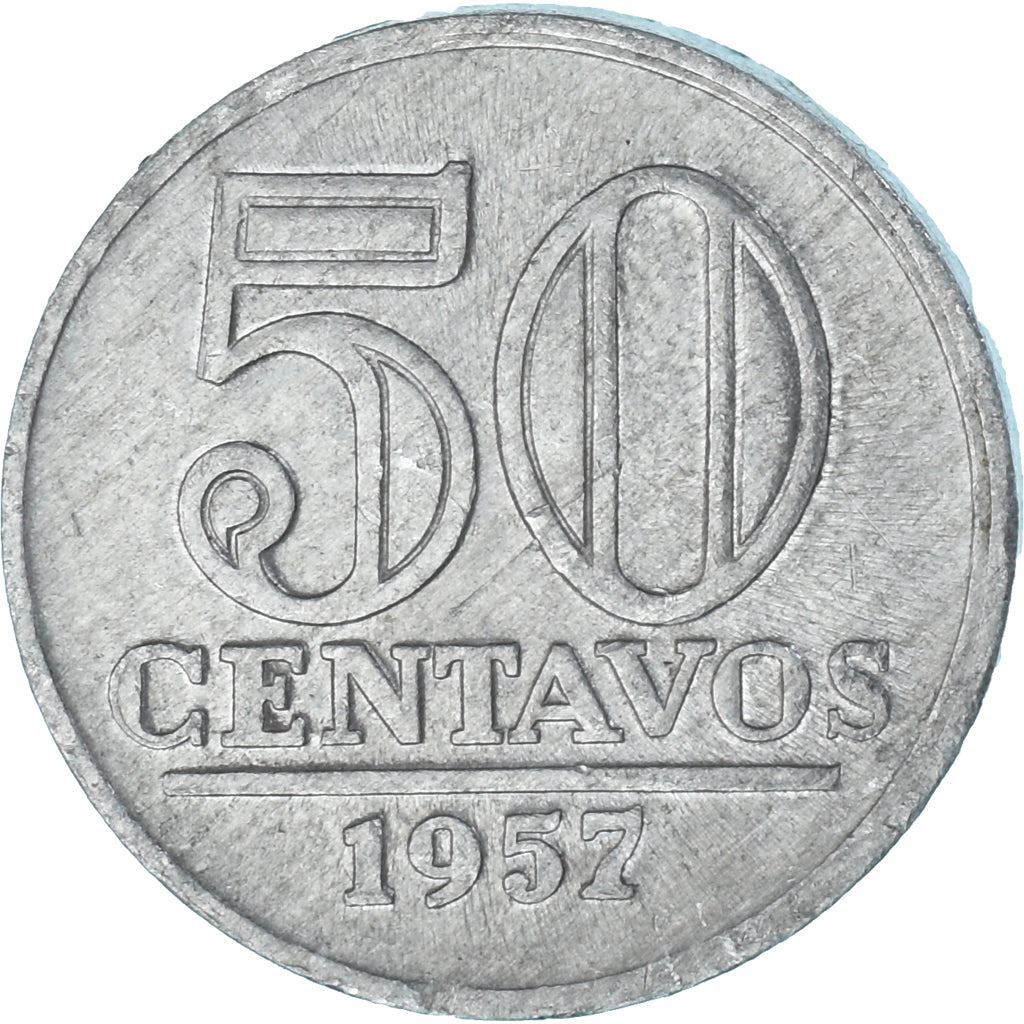 Brasil 50 Centavos Mynt | KM569 | 1957 - 1961