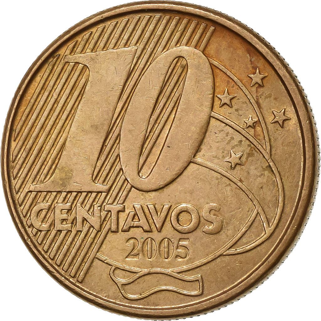 Brazil | 10 Centavos Coin | Pedro I | Km:649 | 1998 - 2024