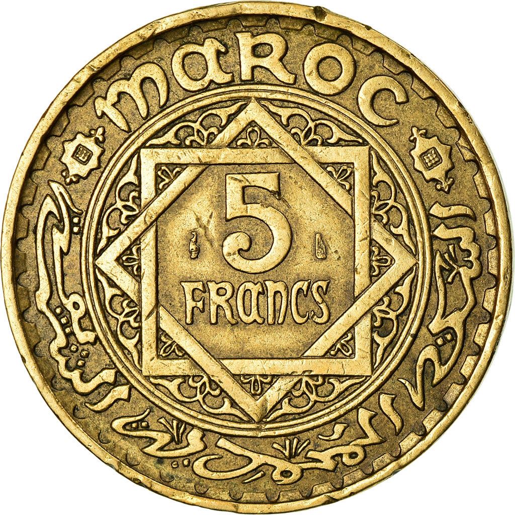 Morocco 5 Francs - Mohammed V Coin Y43 | 1946