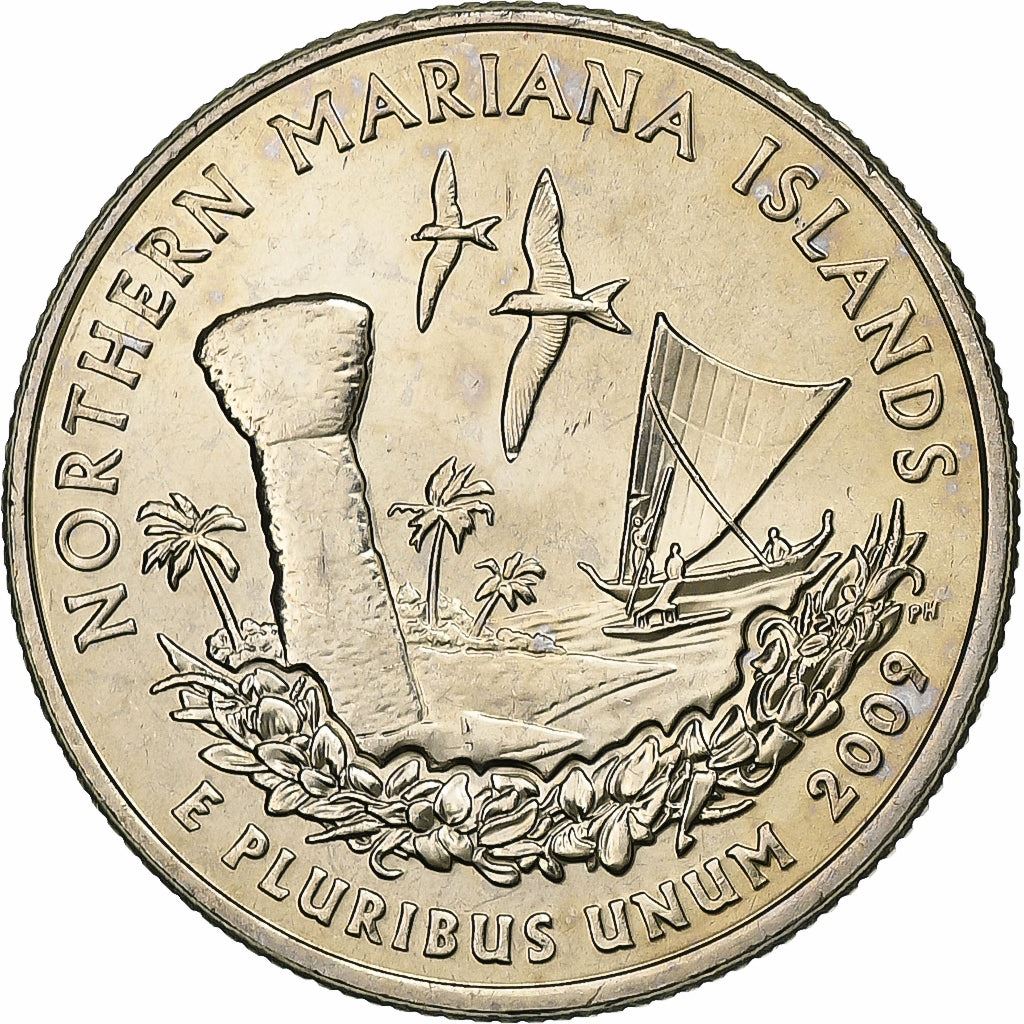 United States | 1/4 Dollar Coin | Northern Mariana Islands | Km:466 | 2009