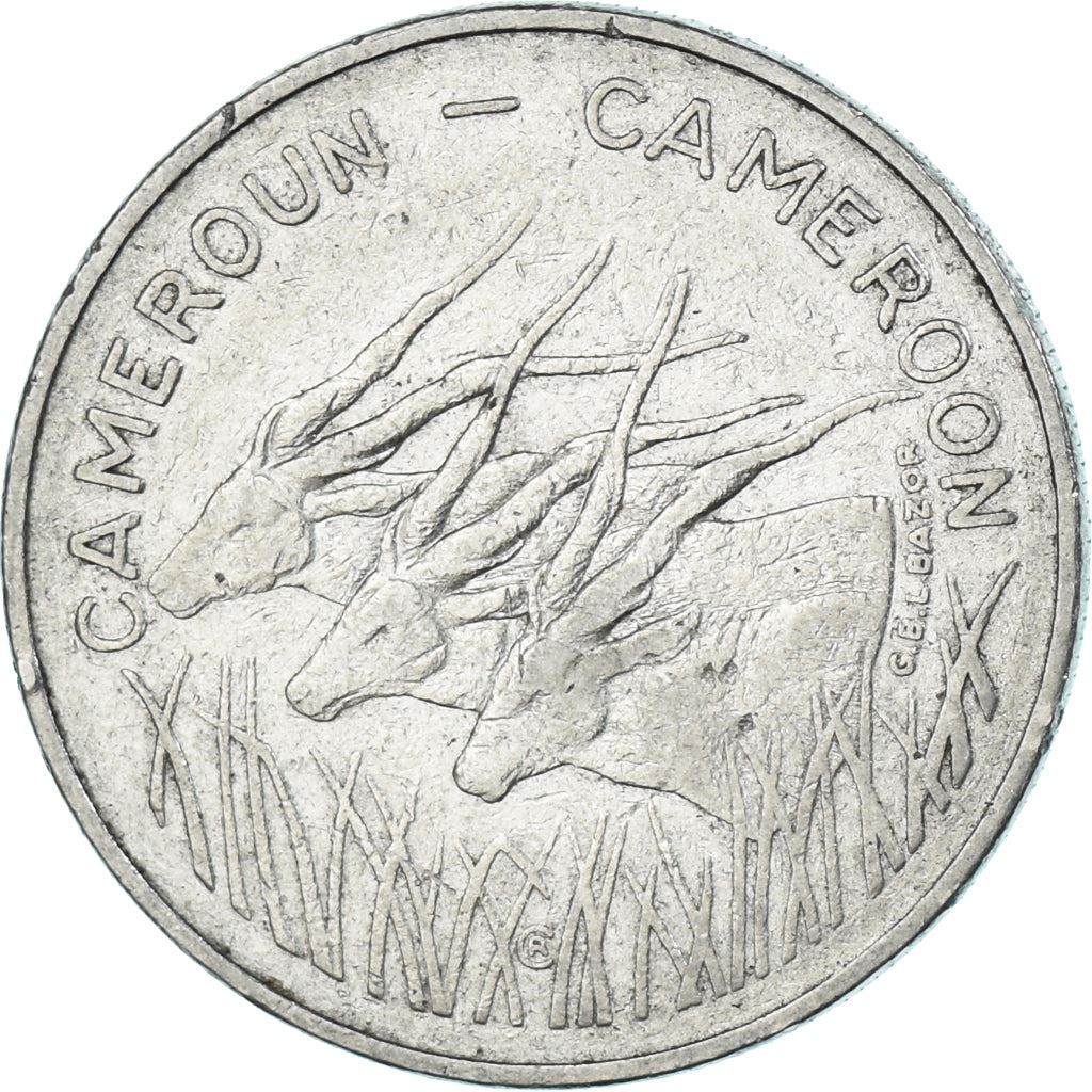 Cameroon | 100 Francs Coin | Giant Elands | Km:17 | 1975 - 1986