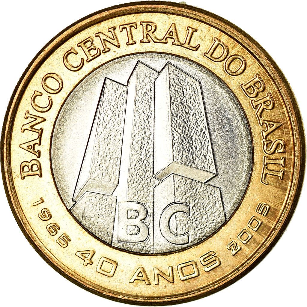 Brazil | 1 Real Coin | Central Bank | KM:668 | 2005