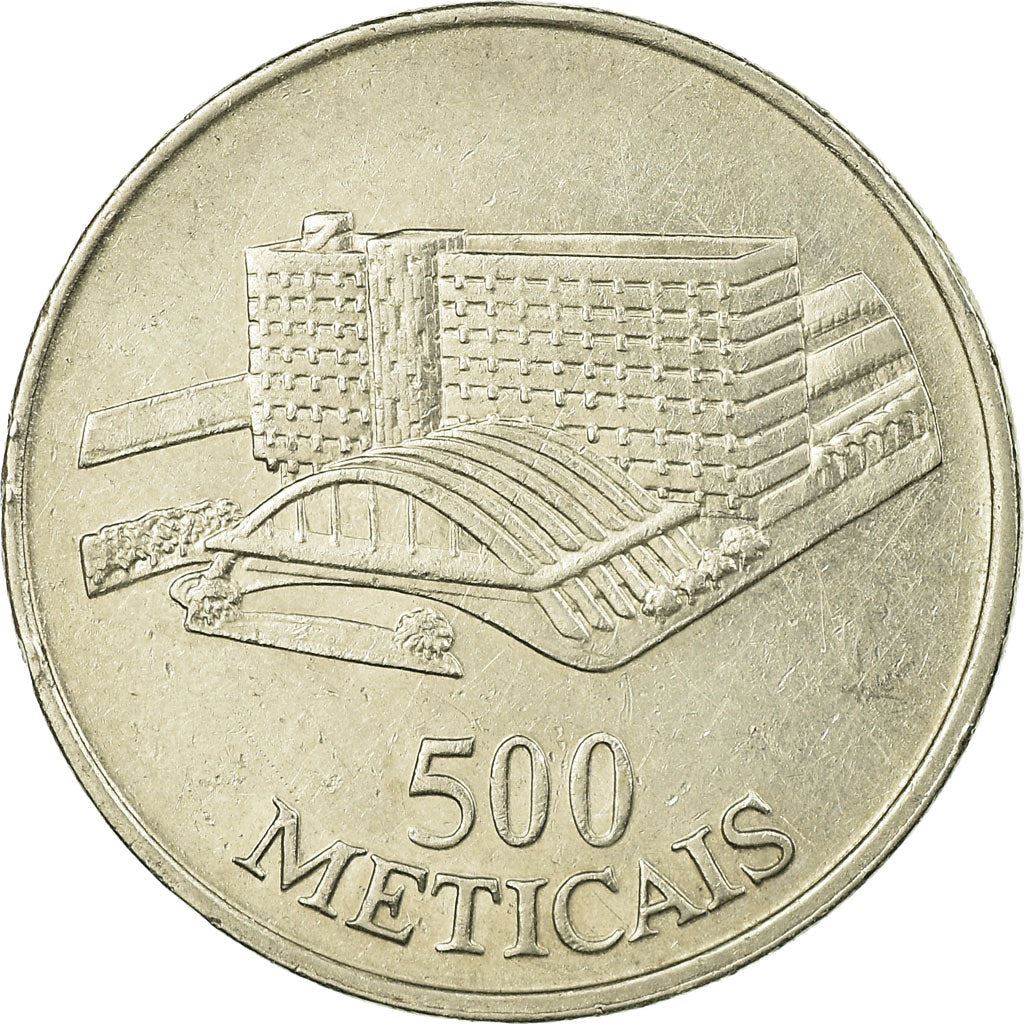 Mozambique 500 Meticais Coin | Railway Station | KM121 | 1994