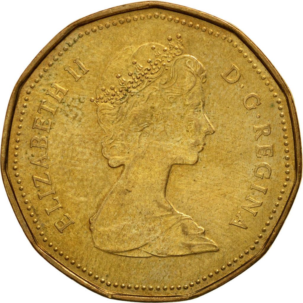 Canada | 1 Dollar Coin | Bronze plated nickel | 2nd portrait | KM:157 | 1987-1989
