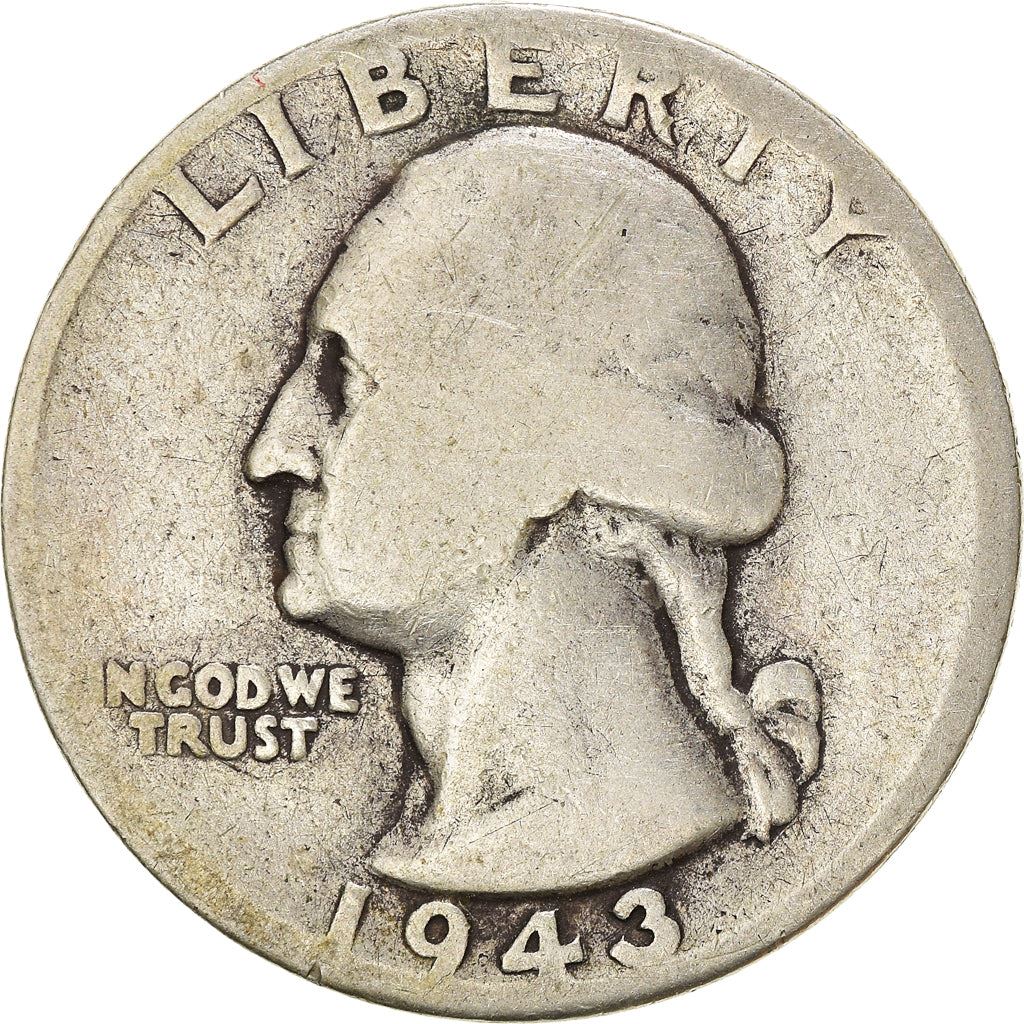 アメリカ合衆国 | 1/4ドル硬貨 | ジョージ・ワシントン | KM:164 | 1932年 - 1964年