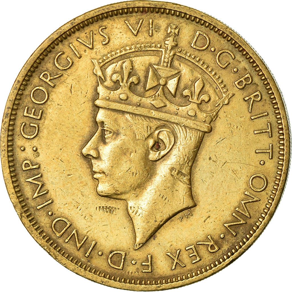 British West Africa | 2 Shillings Coin | Palm Tree | George VI | Km:24 | 1938 - 1947