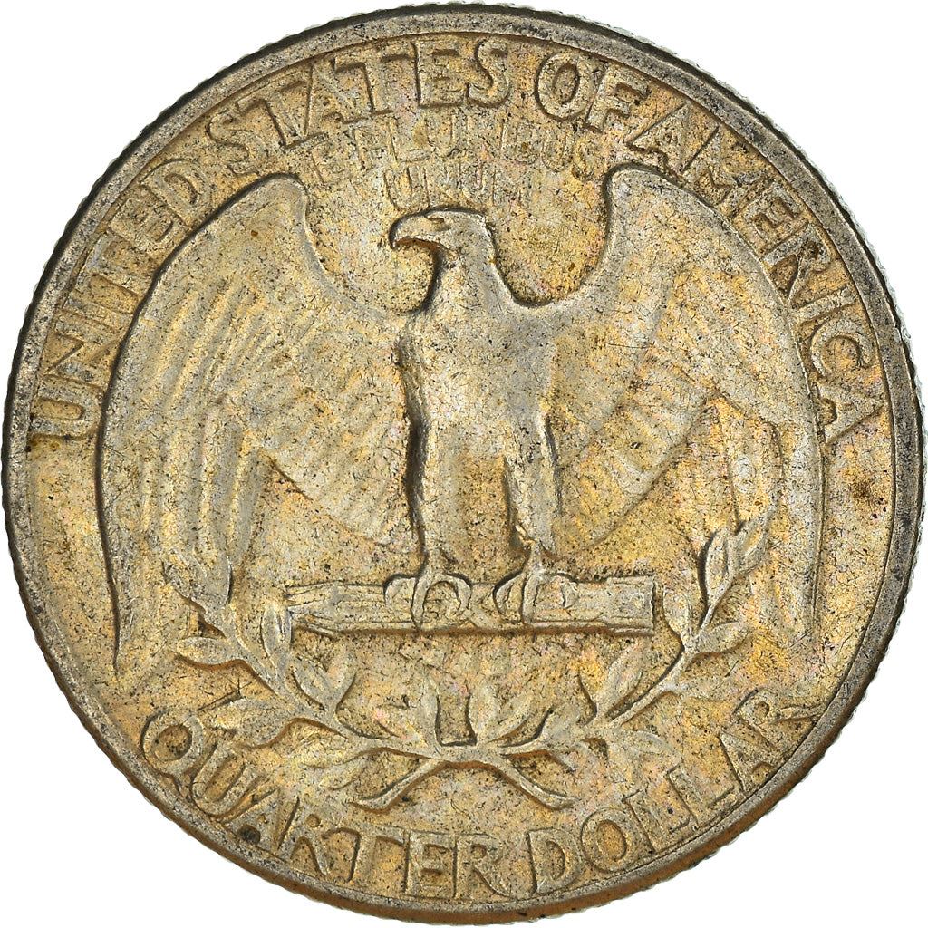 アメリカ合衆国 | 1/4ドル硬貨 | ジョージ・ワシントン | KM:164 | 1932年 - 1964年