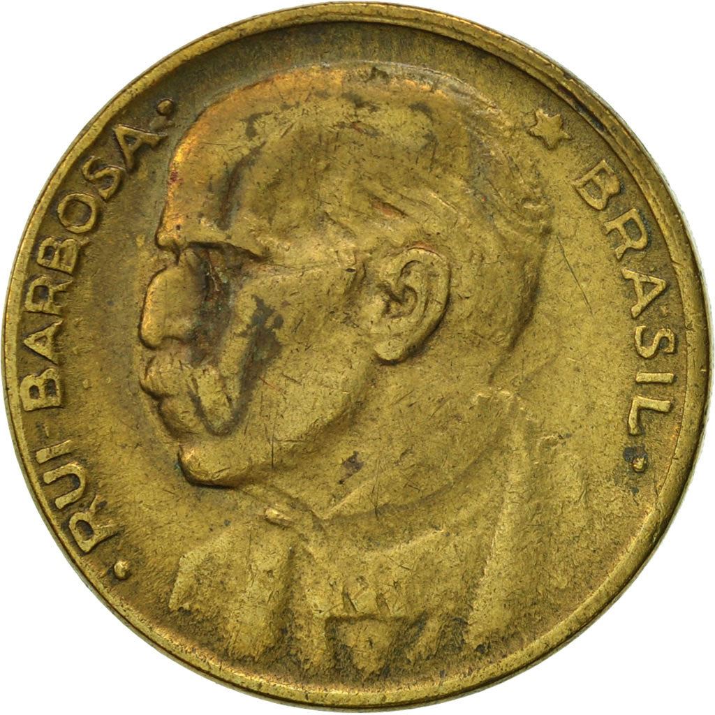 Brazil | 20 Centavos Coin | Ruy Barbosa | Km:562 | 1948 - 1956