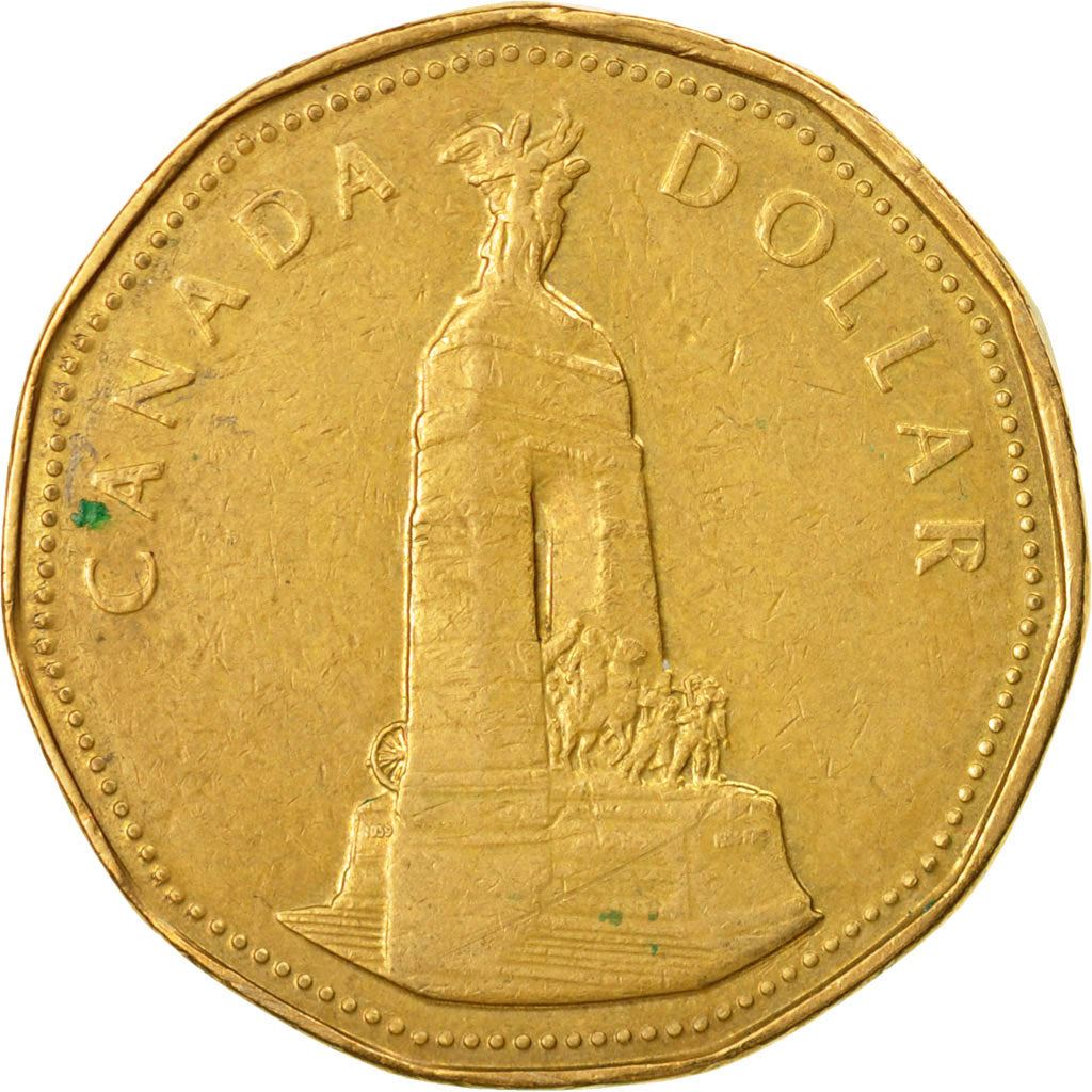 Canada | 1 Dollar Coin | War Memorial | Bronze plated nickel | KM:248 | 1994