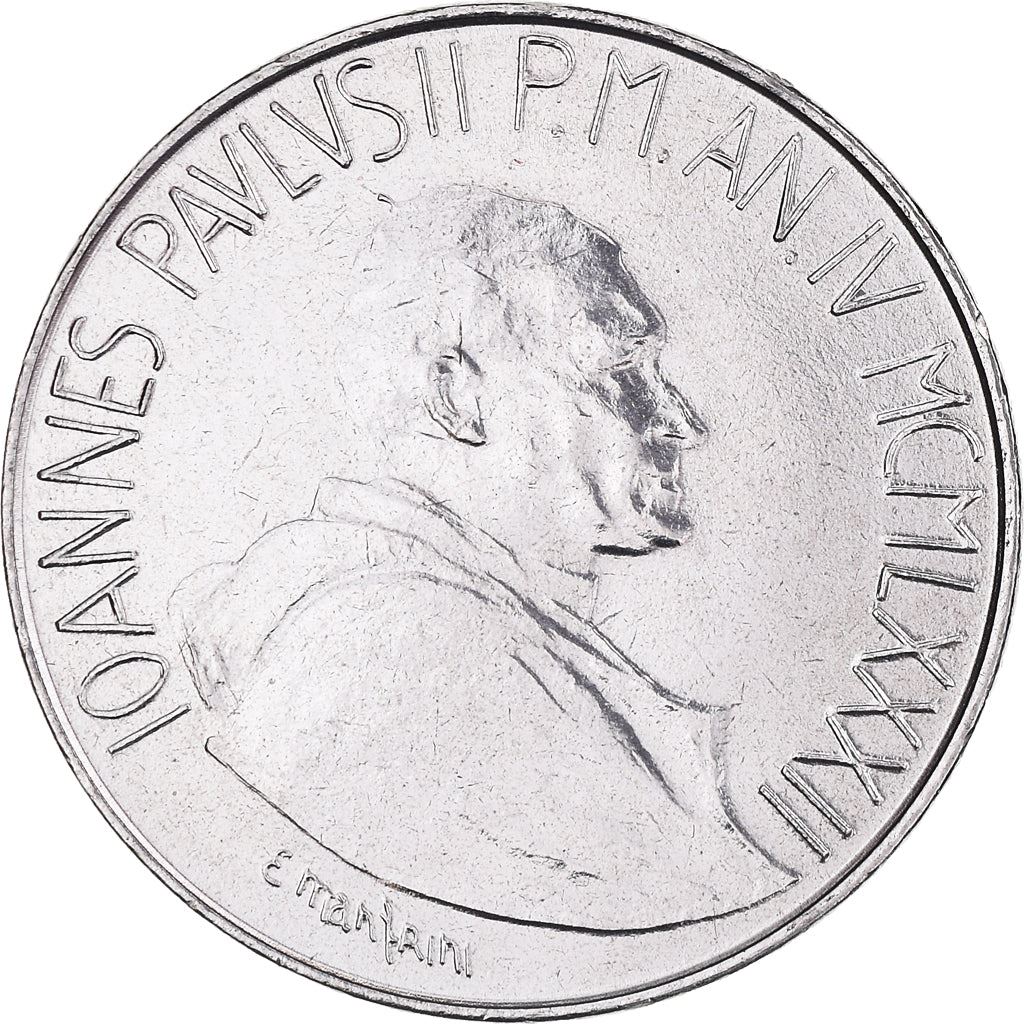 Vatican City | 100 Lire Coin | Family | Km:164 | 1982