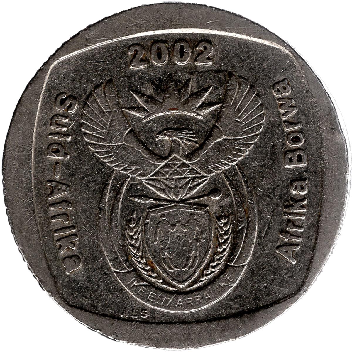 South Africa 1 Rand Coin | World Summit | KM275 | 2002