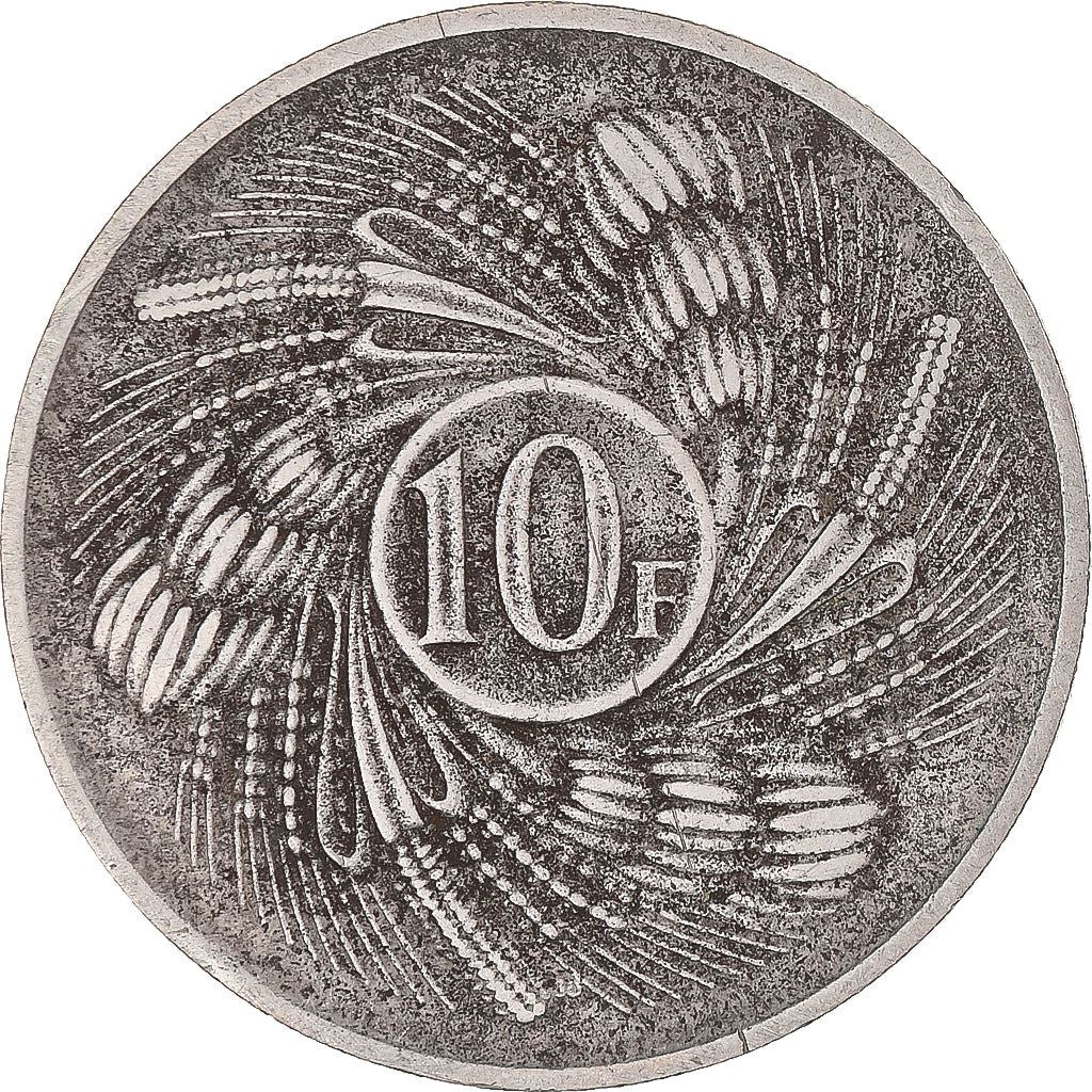 Burundi | 10 Francs Coin | FAO | Km:17 | 1968 - 1971