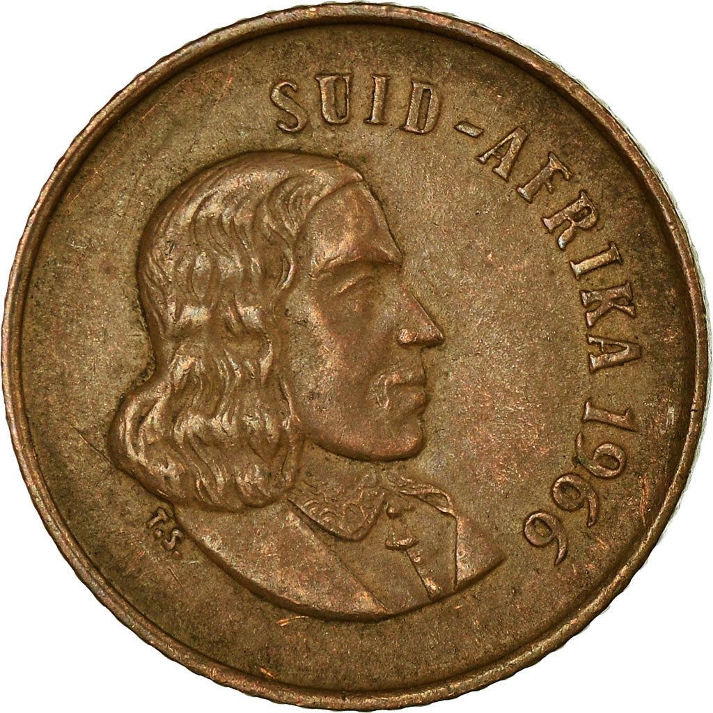 South Africa 1 Cent Coin | Afrikaans Legend - SUID-AFRIKA | KM65.2 | 1965 - 1969