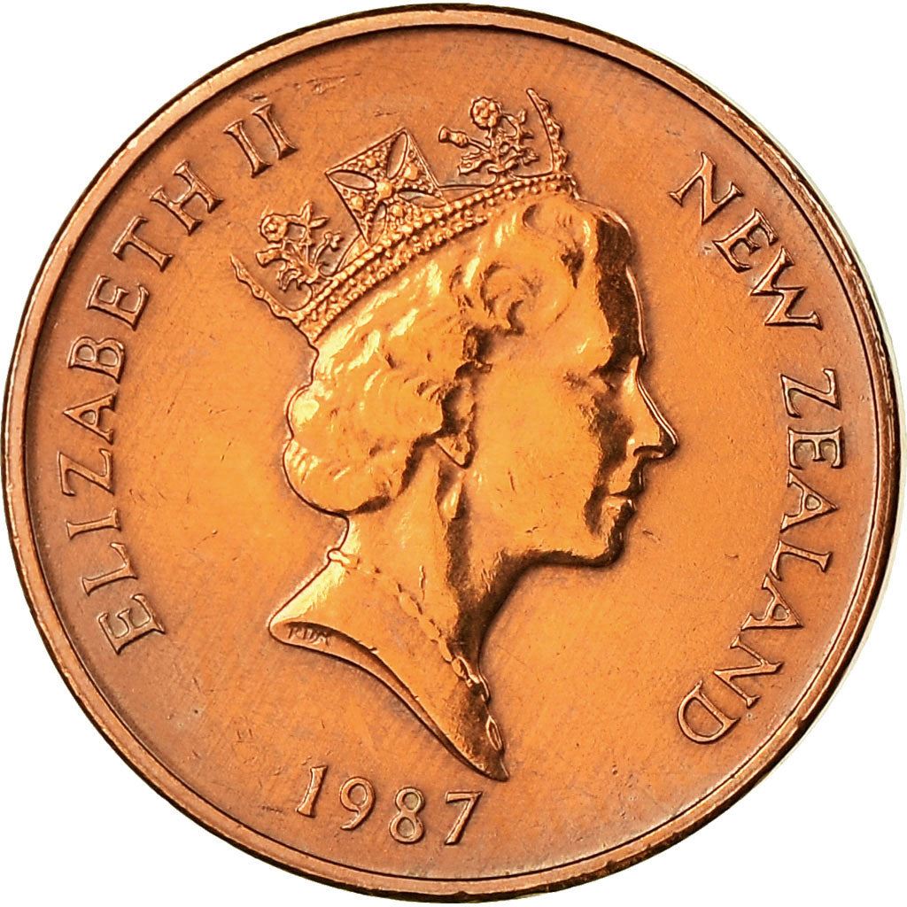 Nieuw-Zeeland | 1 Cent Munt | Elizabeth II | Zilvervaren | Km:58 | 1986 - 1988