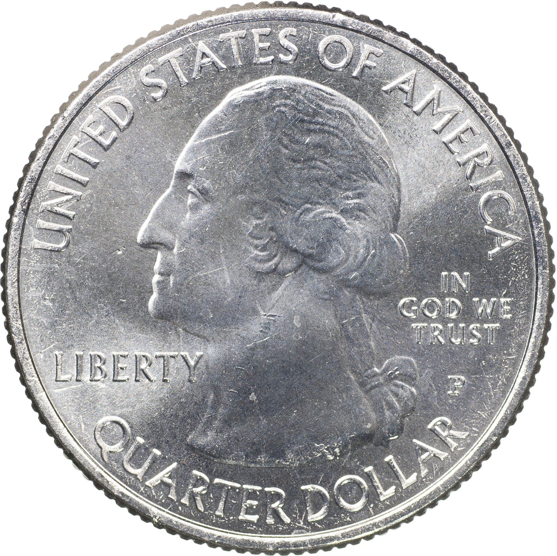 USA | 1/4 Dollar Mønt | Saratoga National Historical Park | KM:601 | 2015