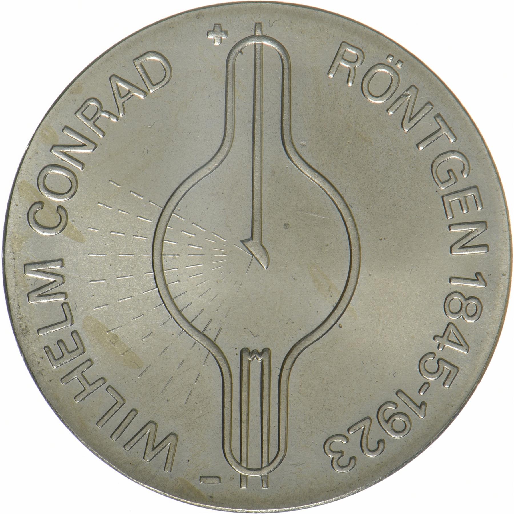 German Democratic Republic | 5 Mark Coin | Wilhelm C. Röntgen | KM:26 | 1970