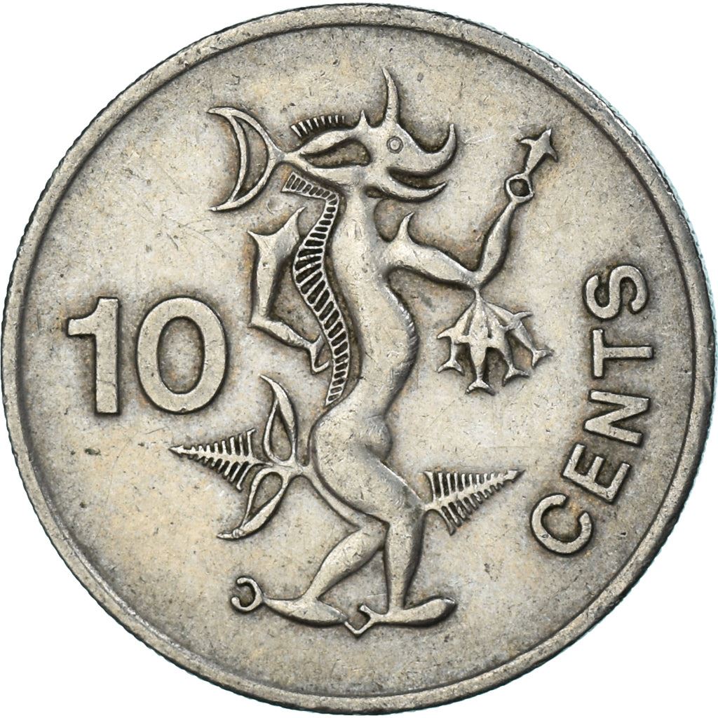 Salomonöarna | 10 Cents Mynt | Elizabeth II | Havsanda | Km:4 | 1977 - 1983
