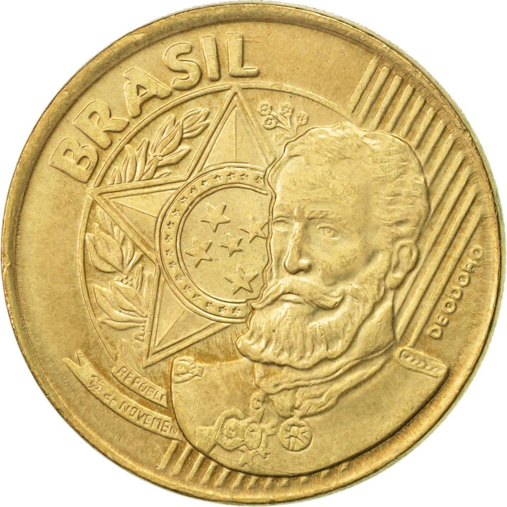 Brazil | 25 Centavos Coin | Deodoro da Fonseca | Km:650 | 1998 - 2024