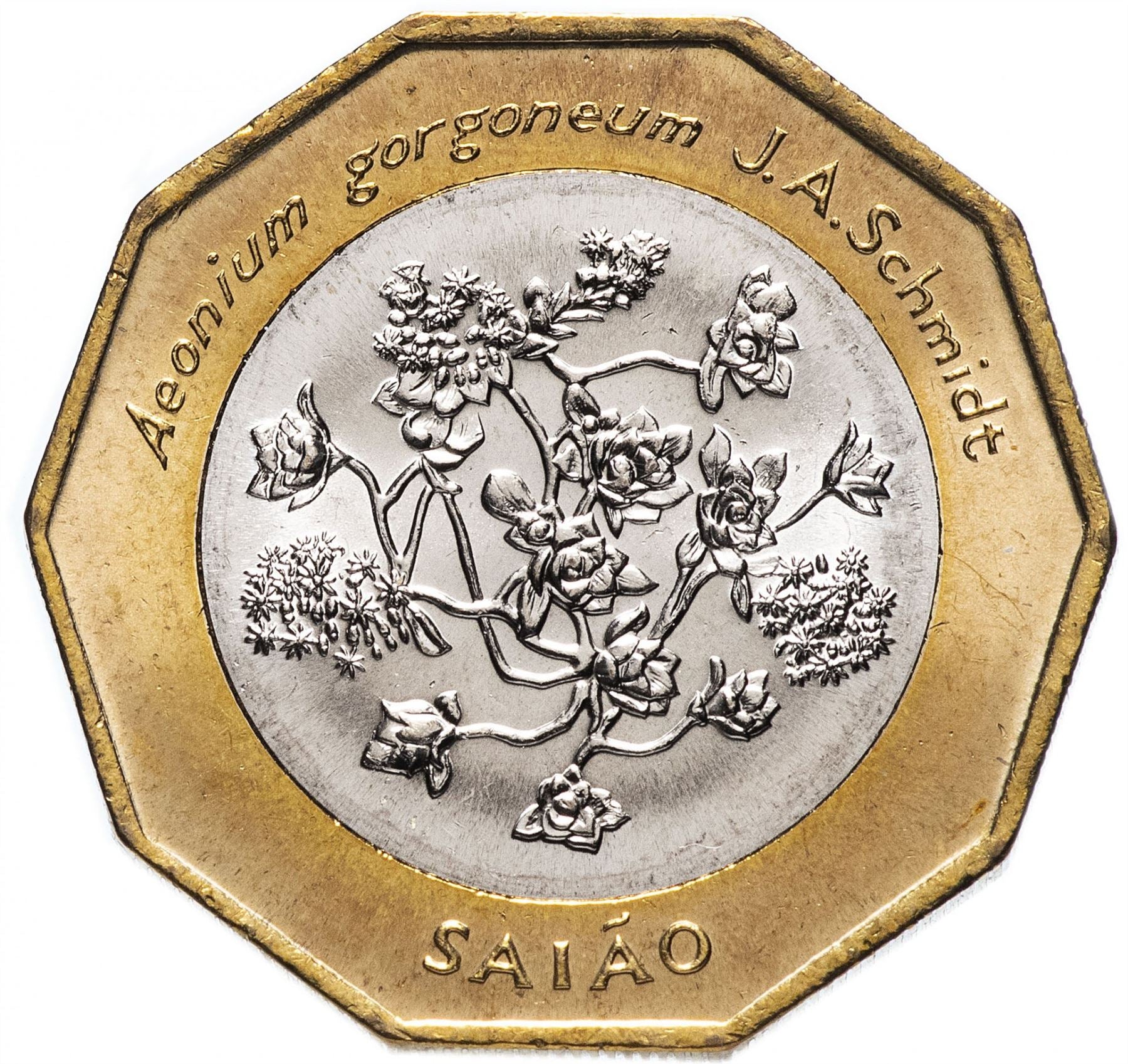 Cape Verde 100 Escudos Coin | Saiao Flower | KM38a | 1994