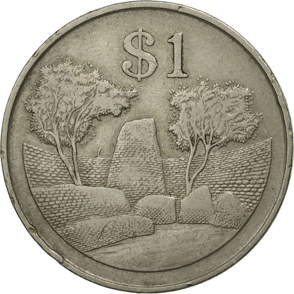 Zimbabwe | 1 Dollar Coin | National Monument | Km:6 | 1980 - 1997