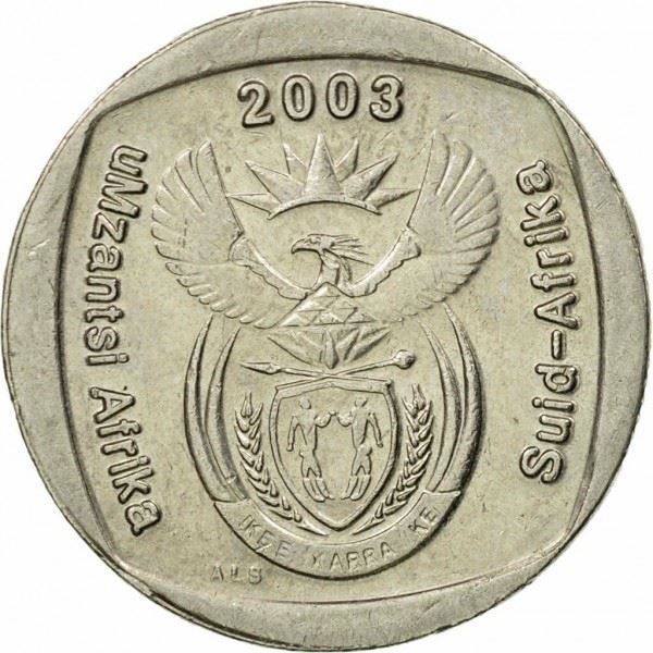 South Africa 1 Rand uMzantsi Afrika - Suid-Afrika Coin KM332 2003 - 2015