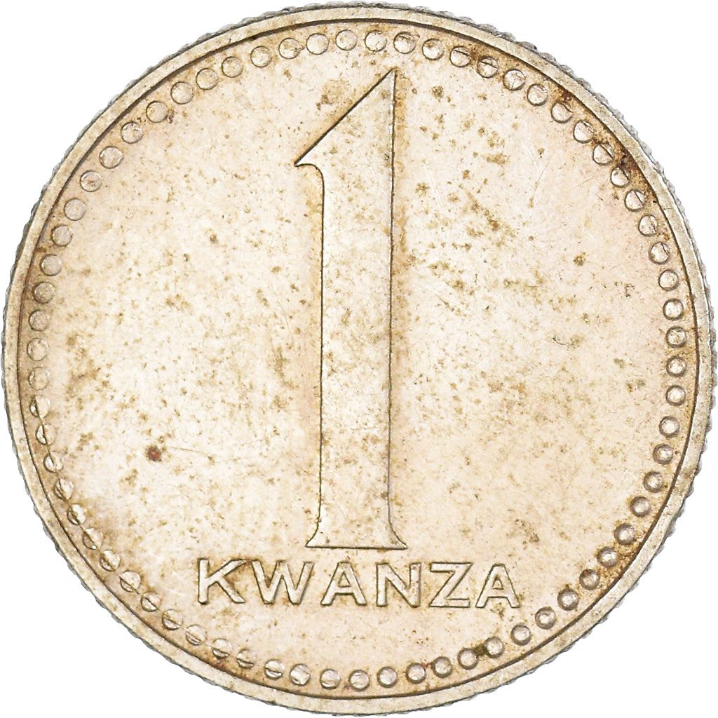 Angola | 1 Kwanza Coin | Gear | Wreath | Km:83 | 1977 - 1979