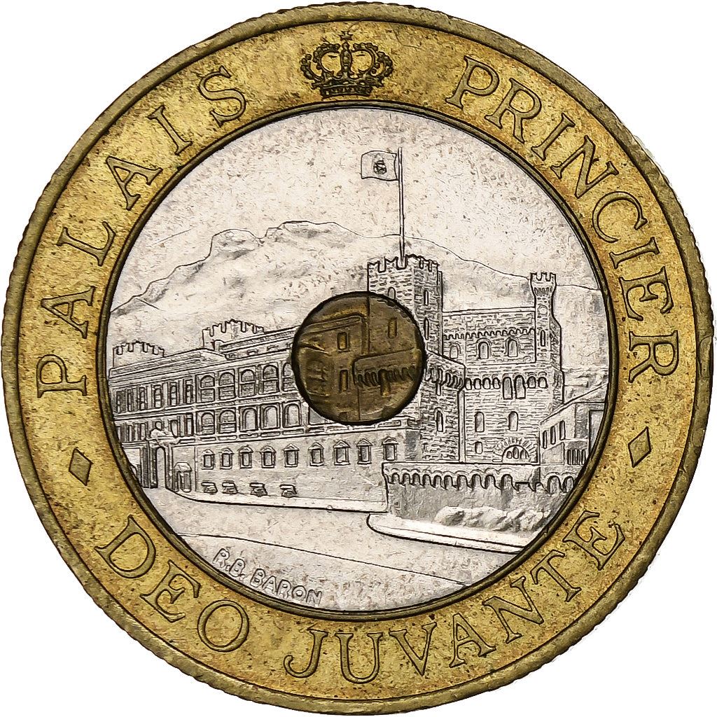 Monaco | 20 Francs Coin | Trimetallic | Palace | KM:165 | 1992-1997