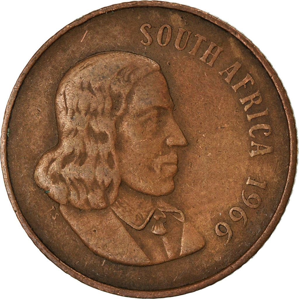 South Africa 2 Cents Coin | English Legend - SOUTH AFRICA | KM66.1 | 1965 - 1969