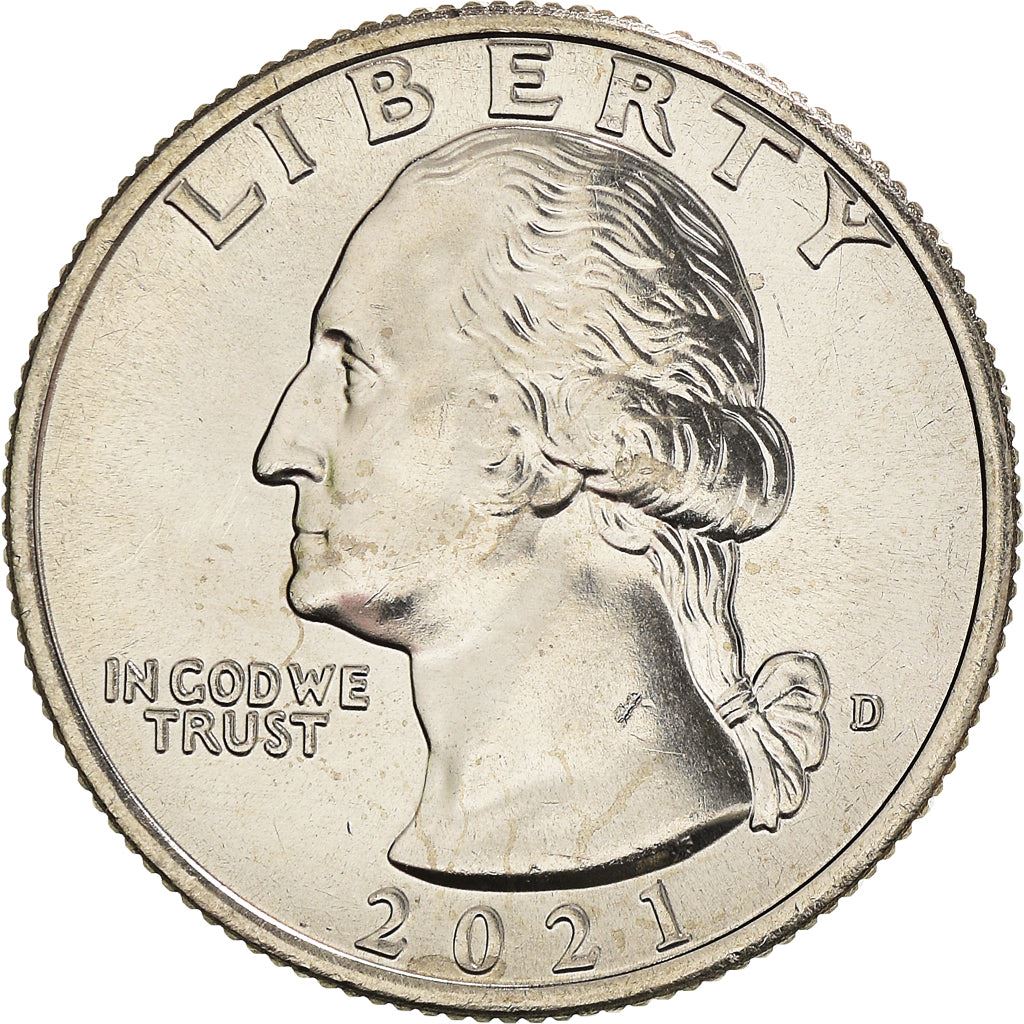 アメリカ合衆国 | 1/4ドル硬貨 | ワシントン将軍 | Km:758 | 2021年