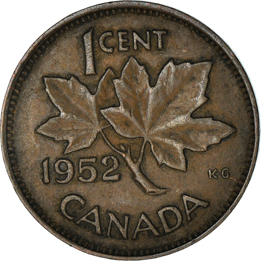 Canada | 1 Cent Coin | Bronze | without ET IND:IMP: | KM:41 | 1948-1952