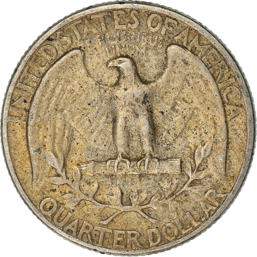 アメリカ合衆国 | 1/4ドル硬貨 | ジョージ・ワシントン | KM:164 | 1932年 - 1964年